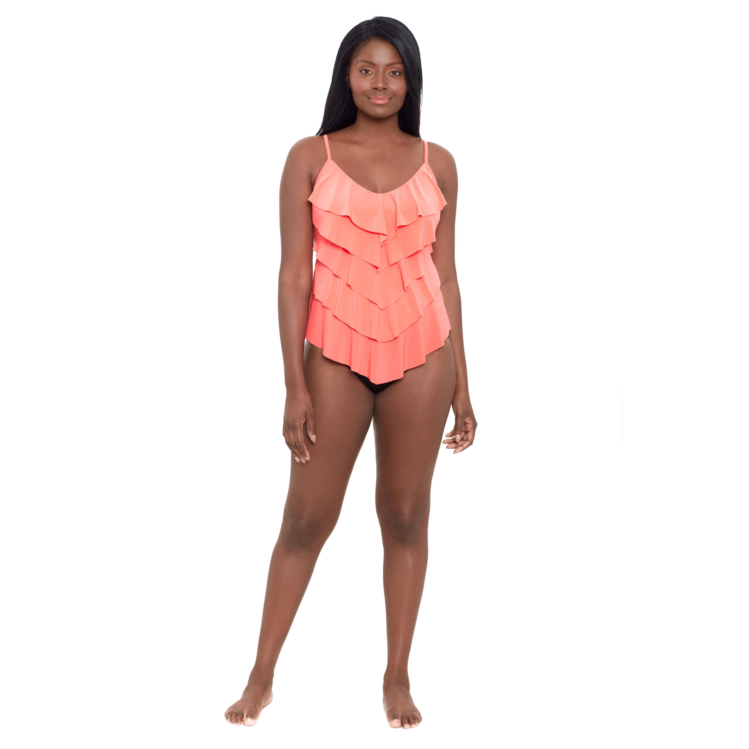 tiered bathing suit tops