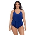 thumbnail image 1 of Women's Ronnie 2 Tier Ruffle Tankini Swimsuit Top, 1 of 3