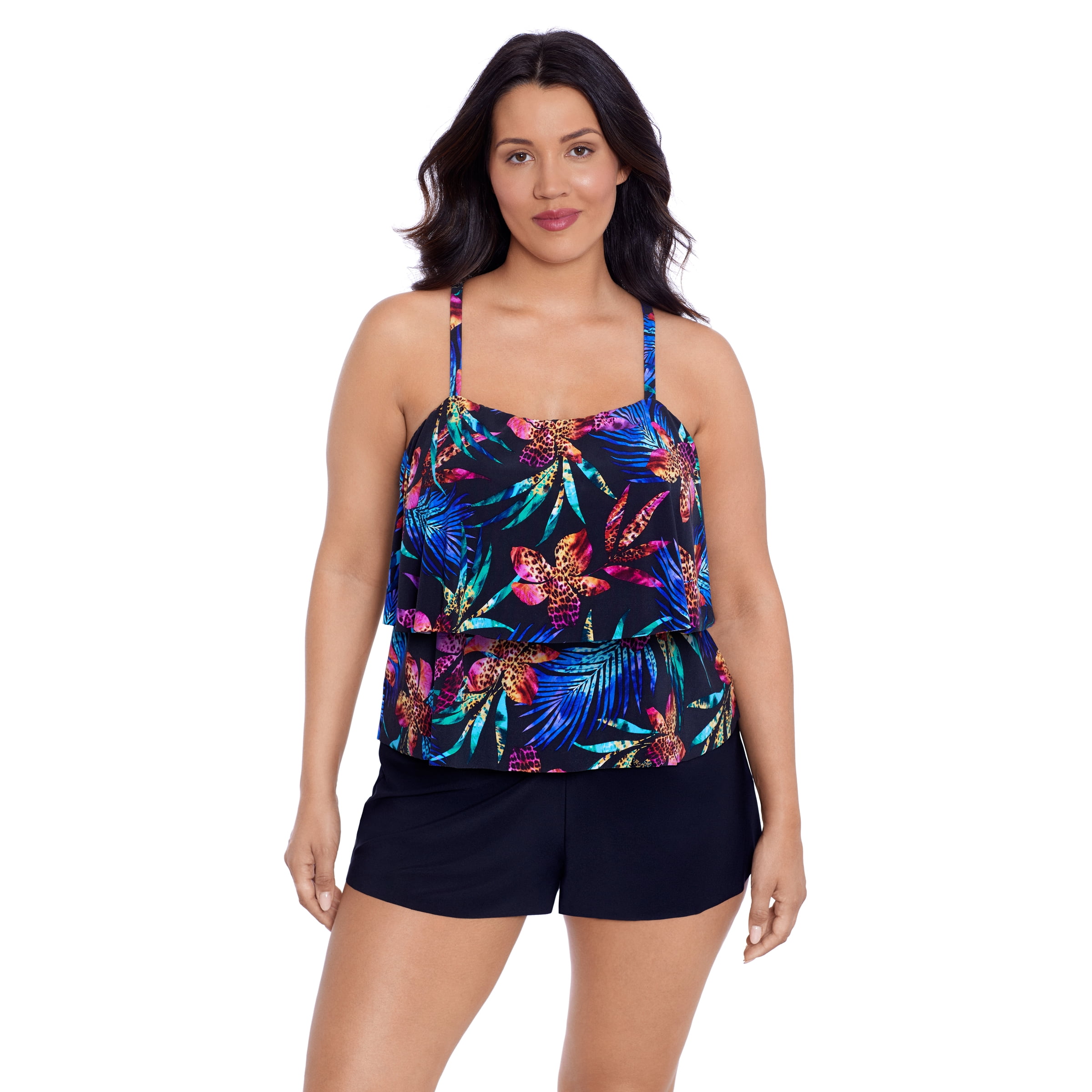 LJ⭐︎ ROXY タッパーL size Trimshaper Women's Roxy Swim Romper - Walmart.com