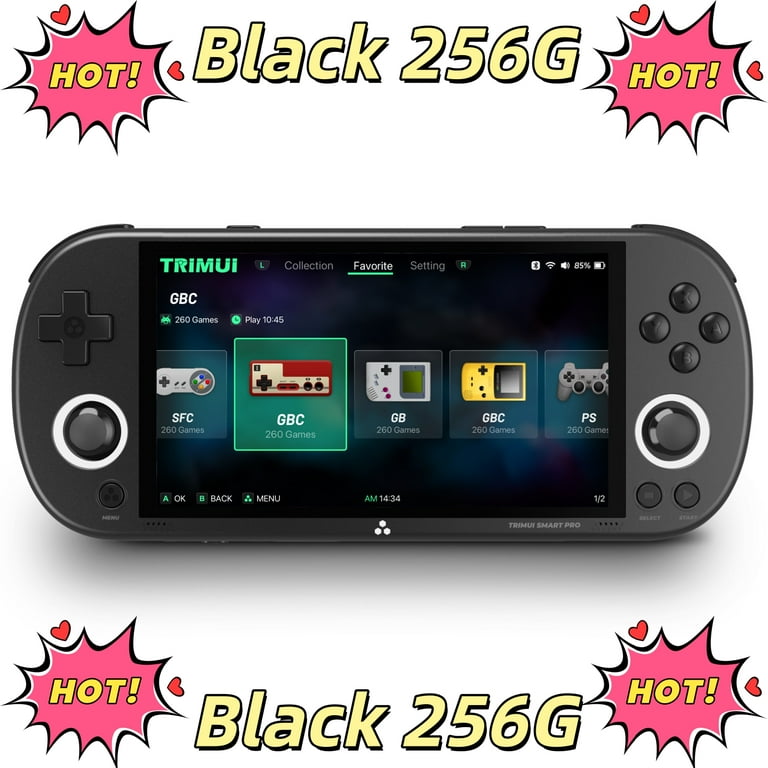Trimui Smart Pro 256GB Handheld Game Console 4.96inch IPS HD