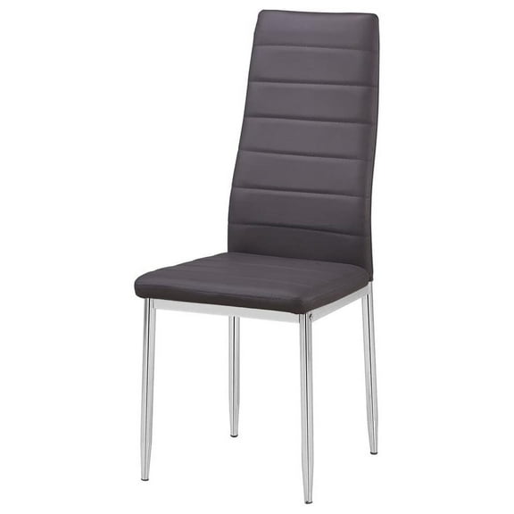 Trina Modern Living Parson Chairs, Set of 2, Grey