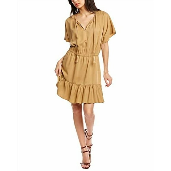 Trina Turk Mahalo Dress Camel MD (US Women's 8-10)Brown Beige Size M