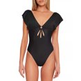 thumbnail image 1 of Trina Turk Monaco Flutter Sleeve One Piece Swimsuit, 1 of 3