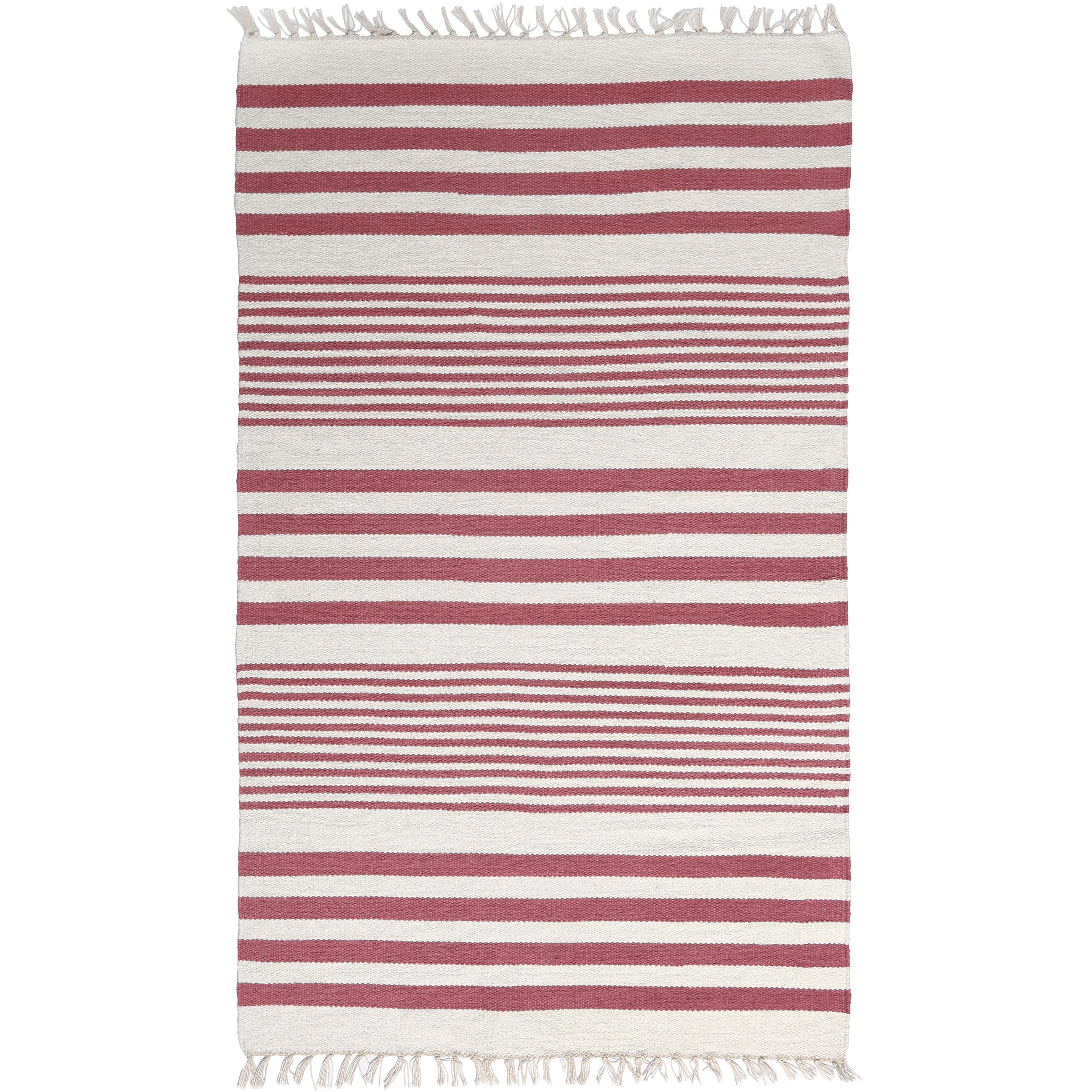 Trina Turk Tampa Austin Striped Accent Rug, Dusty Rose, 27"x45