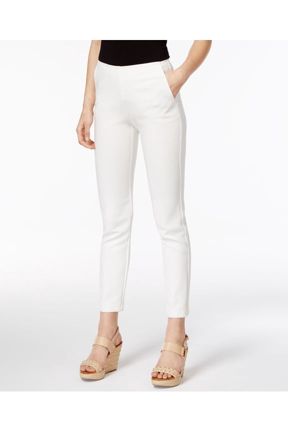 Varvana Skinny Ankle Pants White Wash 12