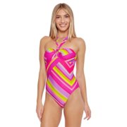 Trina Turk Waltz Convertible Bandeau One-Piece Multi 4