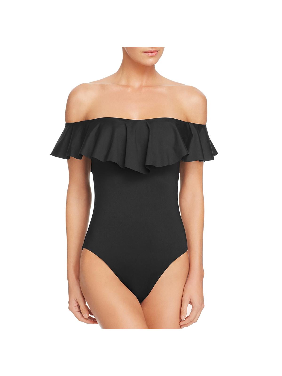 Trina turk off deals the shoulder bathing suit