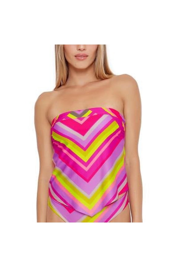Women's Waltz Striped Tankini Top