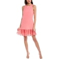thumbnail image 1 of Trina Turk Womens Berry Shift Viscose Dress, 4, Pink, 1 of 3