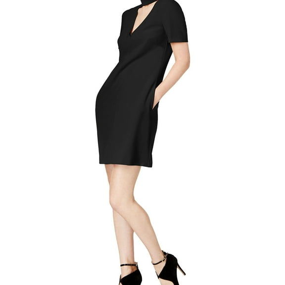 Trina Turk Womens Cut-Out A-Line Dress