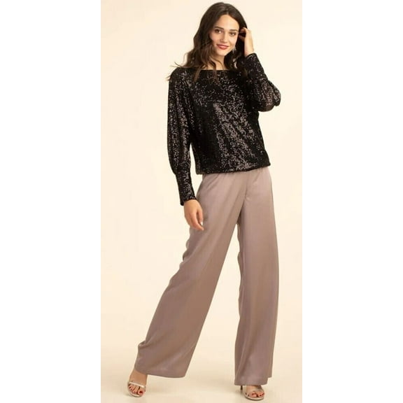 Trina Turk Womens Long Weekend Pants brown Size 6 MSRP $238