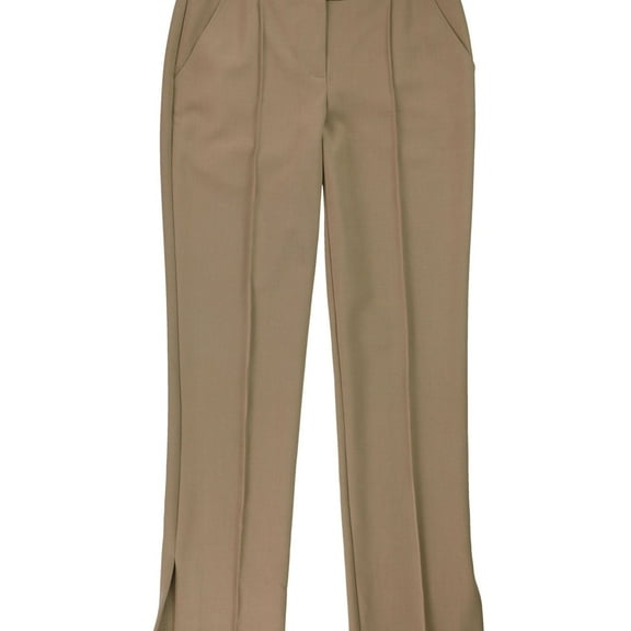 Trina Turk Womens Tailored Casual Trouser Pants, Beige, 10