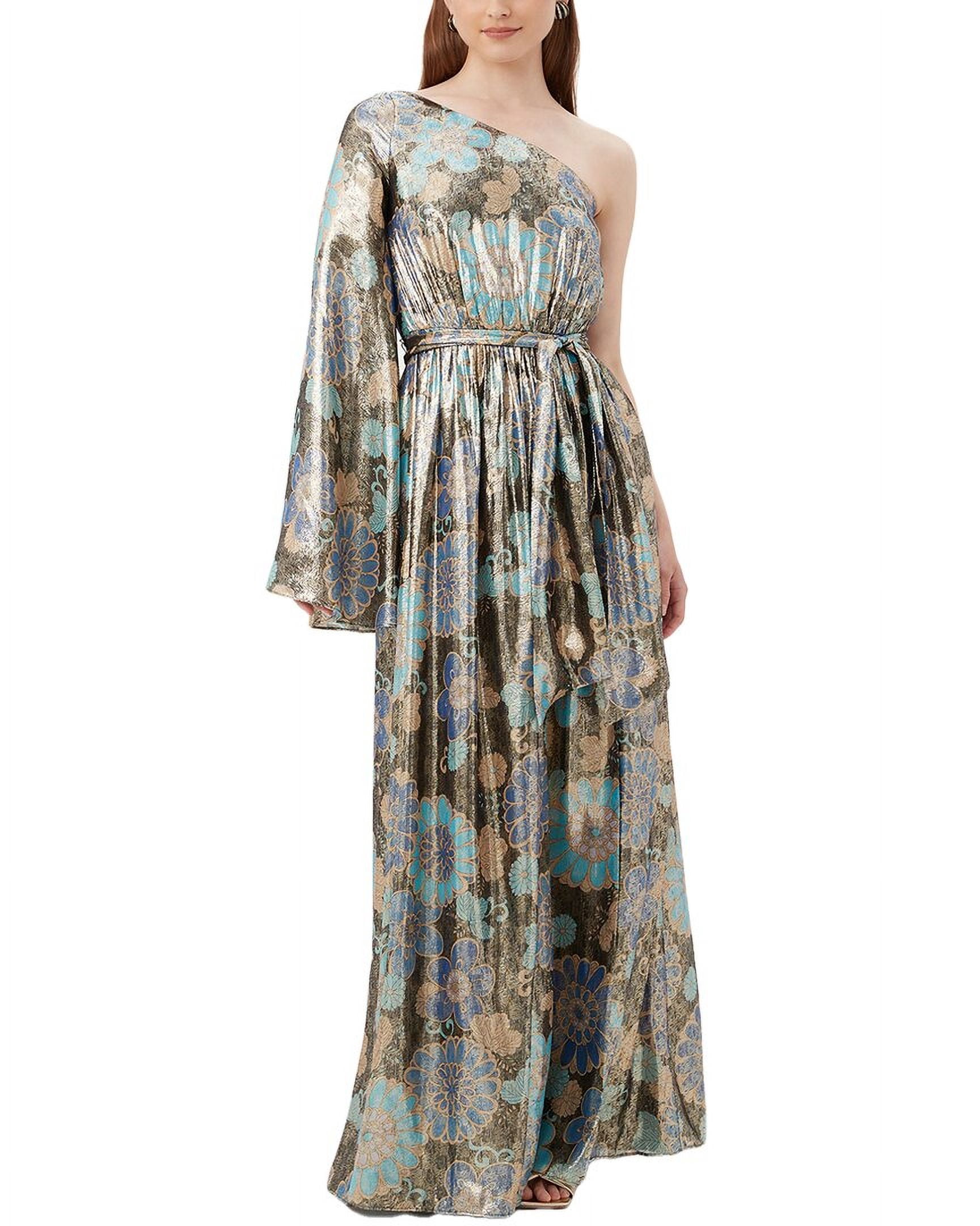 Trina Turk womens Amida Silk-Blend Maxi Dress, 0 - Walmart Business Supplies