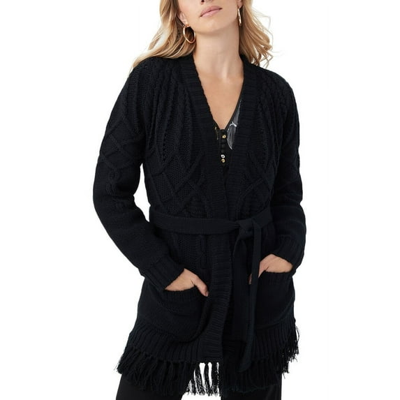 Trina Turk womens Bourdele Wool Sweater, s, Black