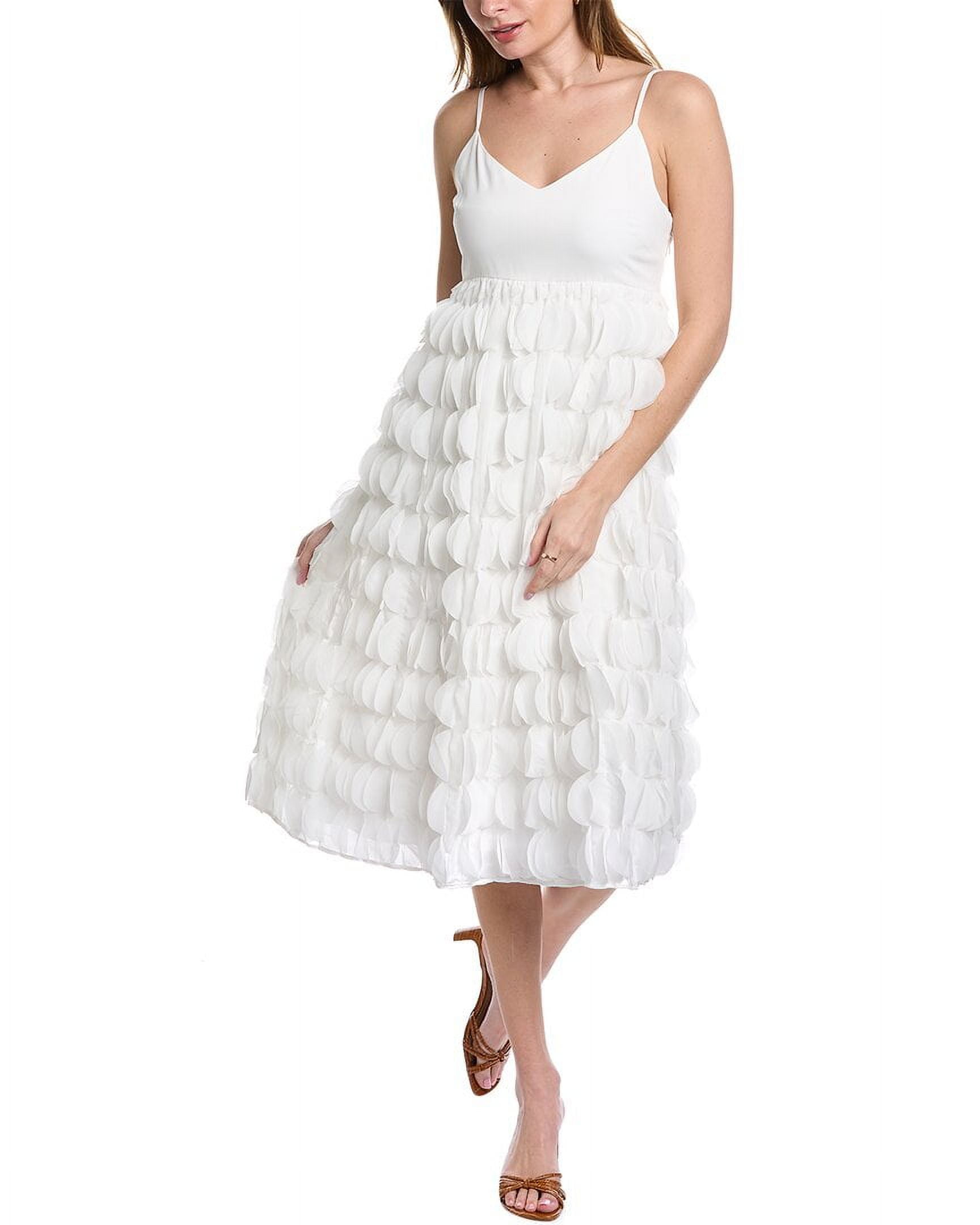 Trina Turk womens Carolina Midi Dress 14 White Walmart