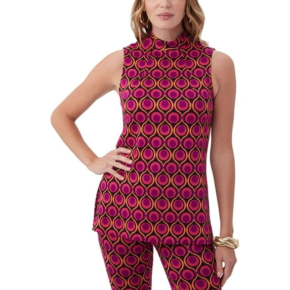 Trina Turk womens Jaya Top, 4, White