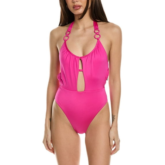Trina Turk womens Monaco Halter One-Piece, 2