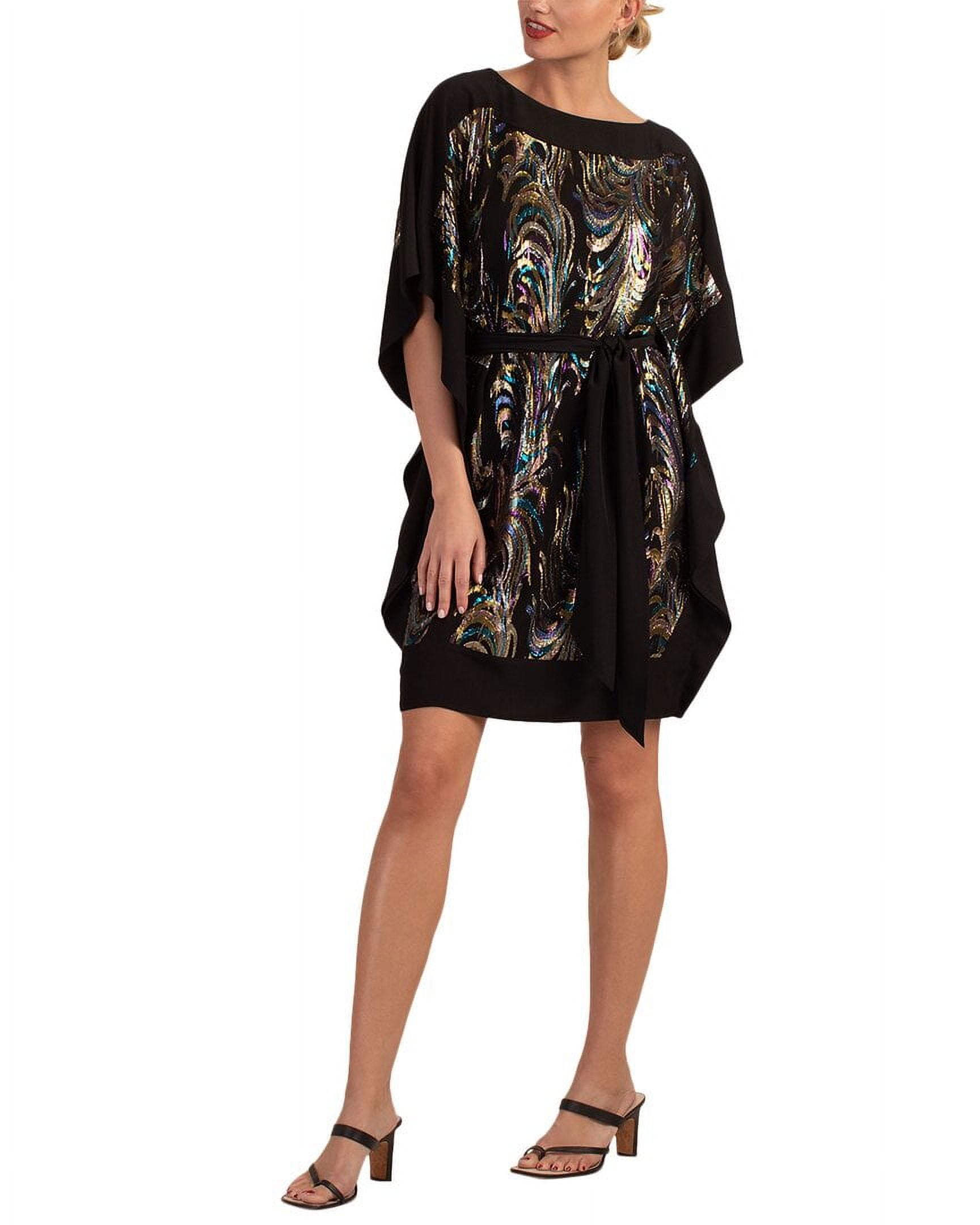 Trina Turk womens Prize Silk-Blend Dress, XS - Walmart Business Supplies