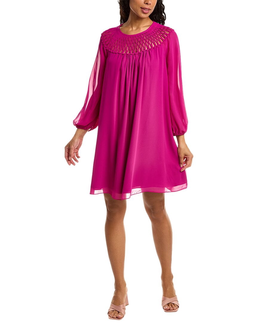 Trina Turk womens Shining Light Mini Dress, XL, Pink