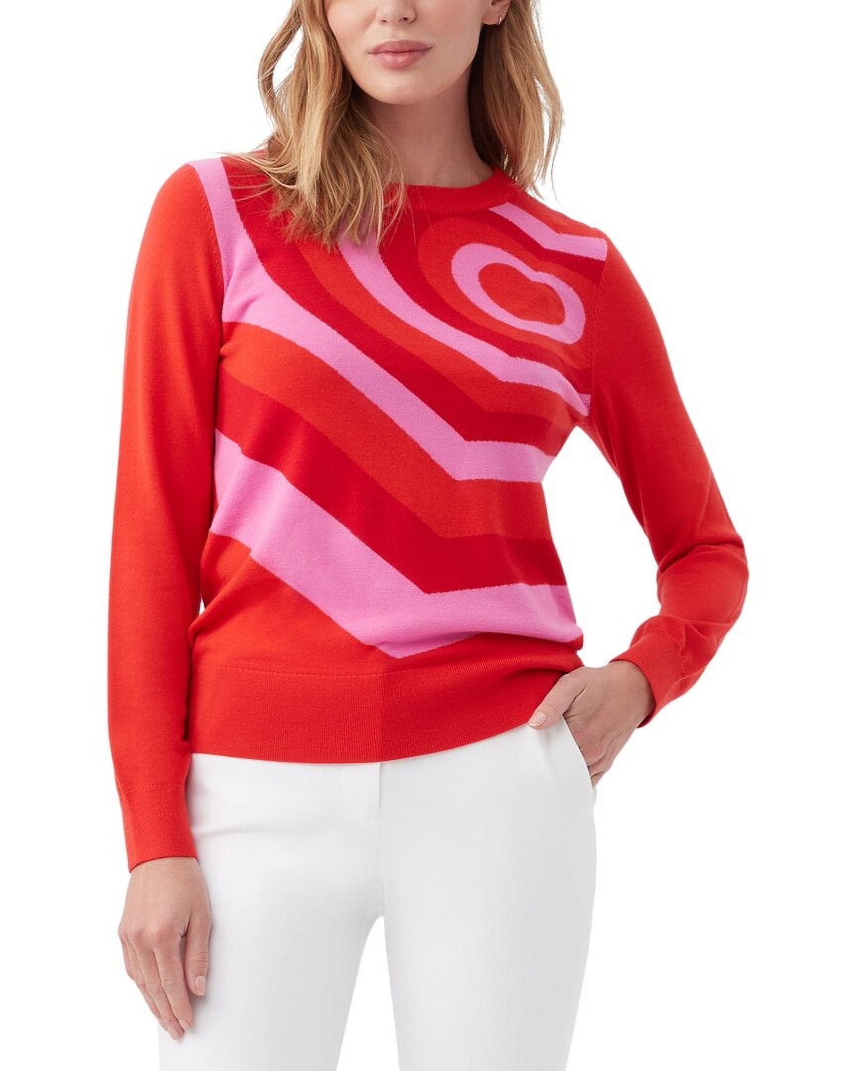 Trina Turk Women's Ribbed V-Neck Cardigan | Cotton Blend | Button Front With Patch Pockets