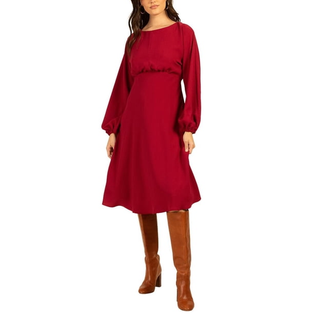 Trina Turk womens Vanita Midi Dress, 2 - Walmart Business Supplies
