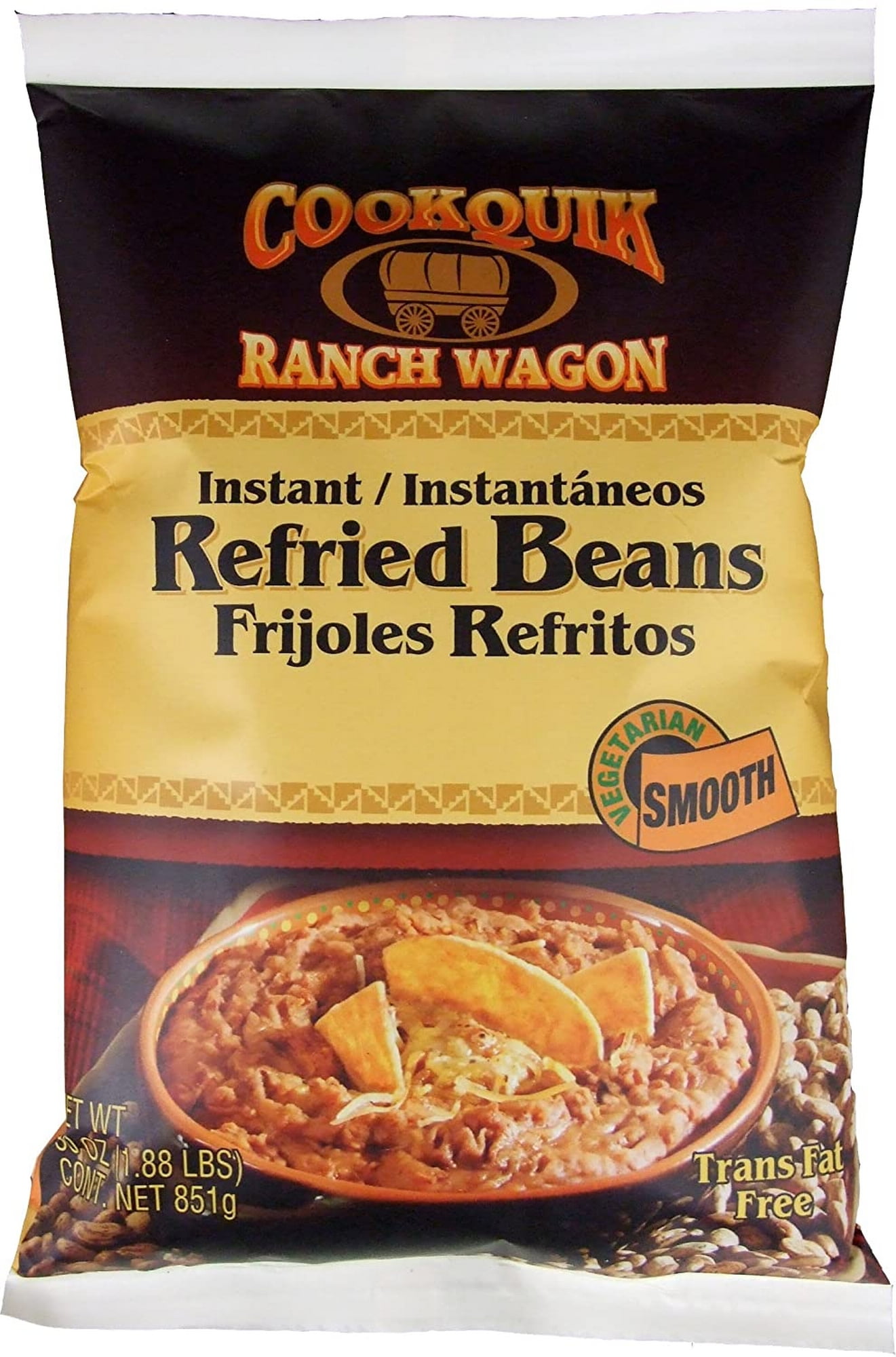 Trinidad Cookquik Dehydrated Refried Pinto Smooth 30-Ounce Packages (Single Piece)