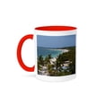 thumbnail image 1 of Trinidad, Cuba, Beach From The Hotel Ancon - Ca11 Bba0537 - Bill Bachmann, 15oz Two-Tone Red Mug, 1 of 7