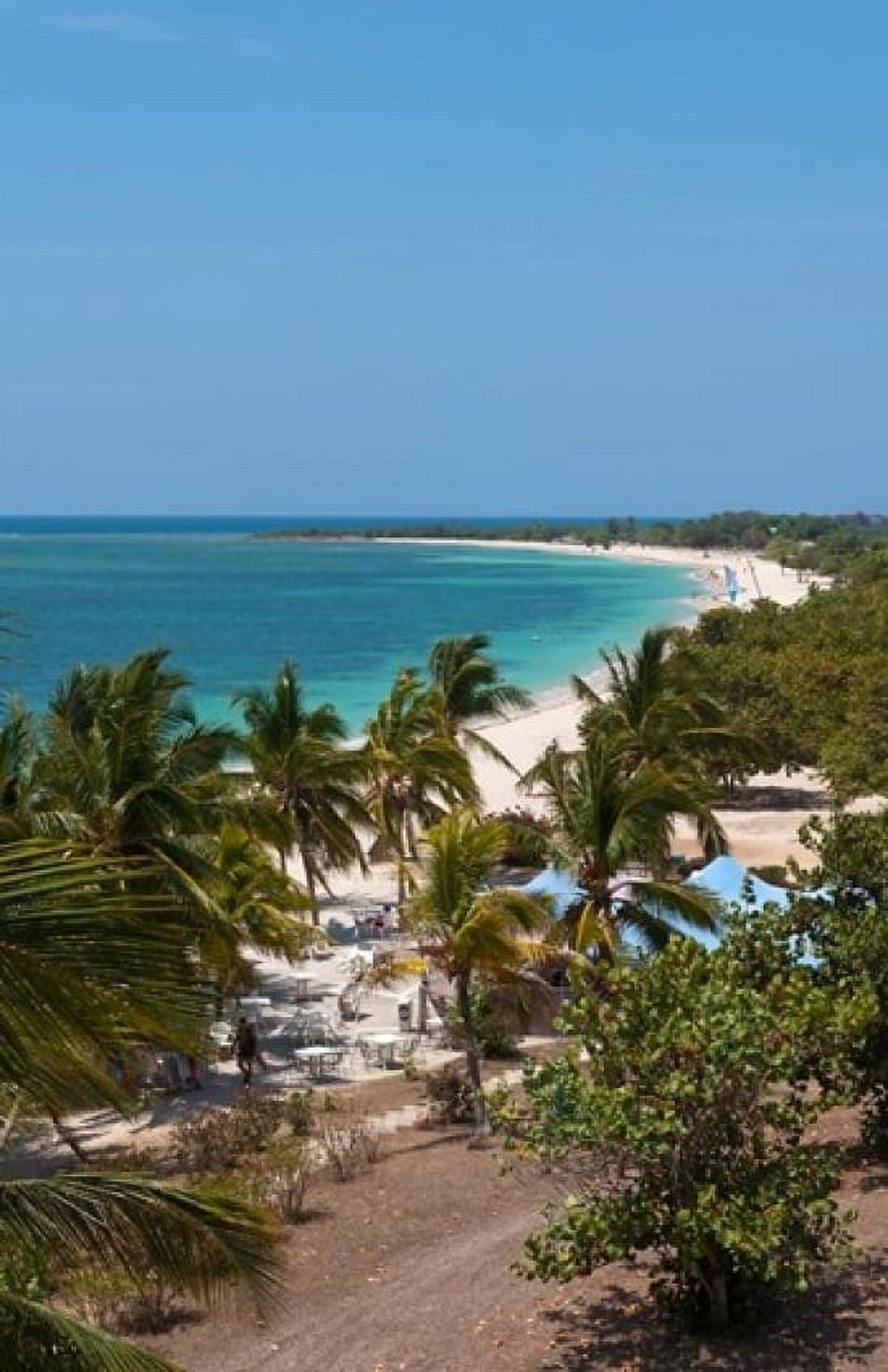 Trinidad Cuba beach from the Hotel Ancon Canvas Art - Bill Bachmann DanitaDelimont (24 x 36)