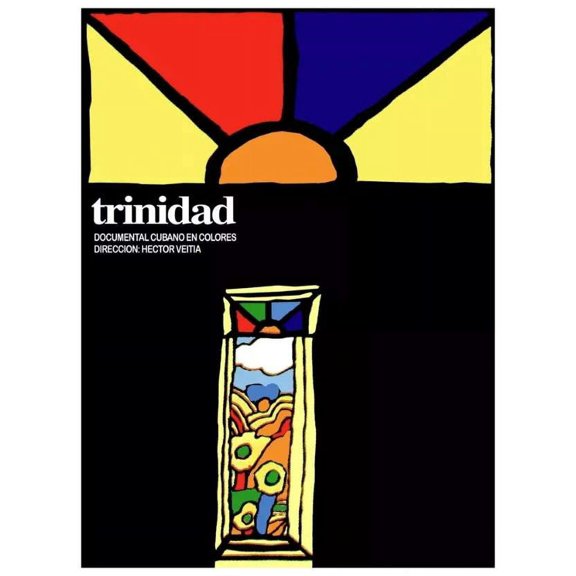 Trinidad Cuban documentary Decoration Poster.Graphic Art Interior design. 24 x 36 Inch Poster