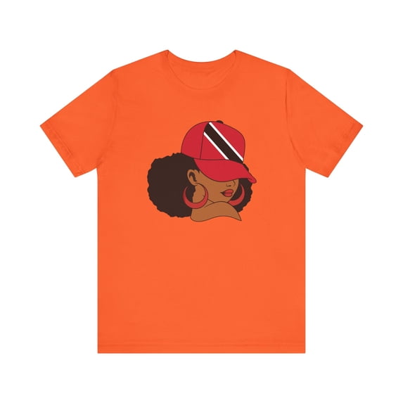 Trinidad T-Shirt for Women | Trinidad Flag Cap Girl Tee | Trinidadian Gift | Carnival Trip Shirt