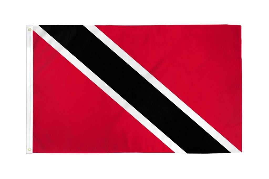 Trinidad and Tobago Flag 3 x 2 FT - 100% Polyester With Eyelets - Commonwealth e Trinidad and Tobago Flag 3 x 2 FT - 100% Polyester With Eyelets - Commonwealth e
