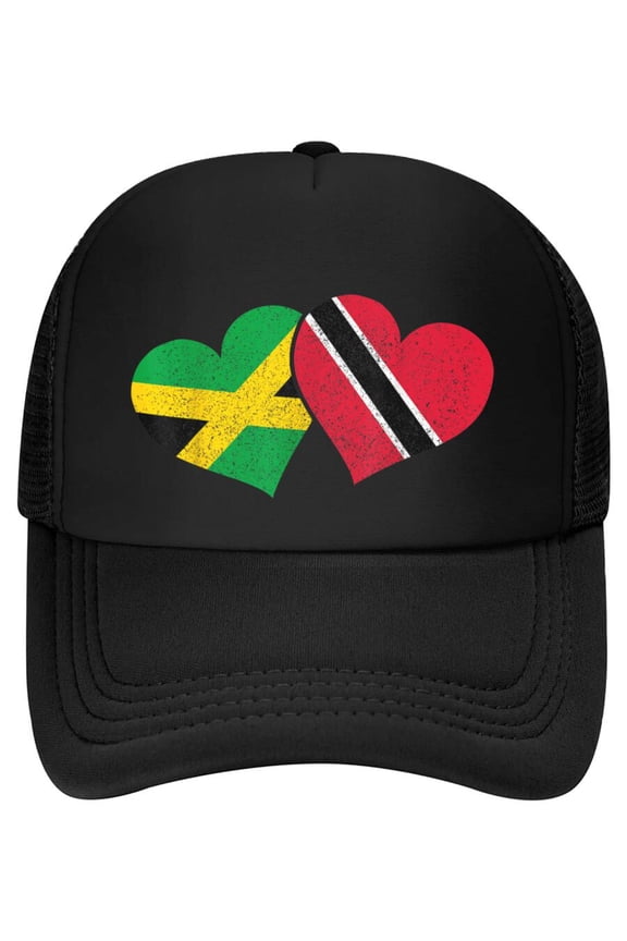Trinidad & Tobago Jamaica Flag Baseball Cap