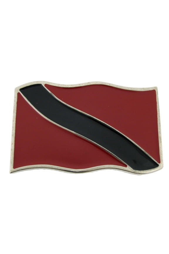 Trinidad Tobago Wavy Flag Belt Buckle West Indies New Fashion Metal Style