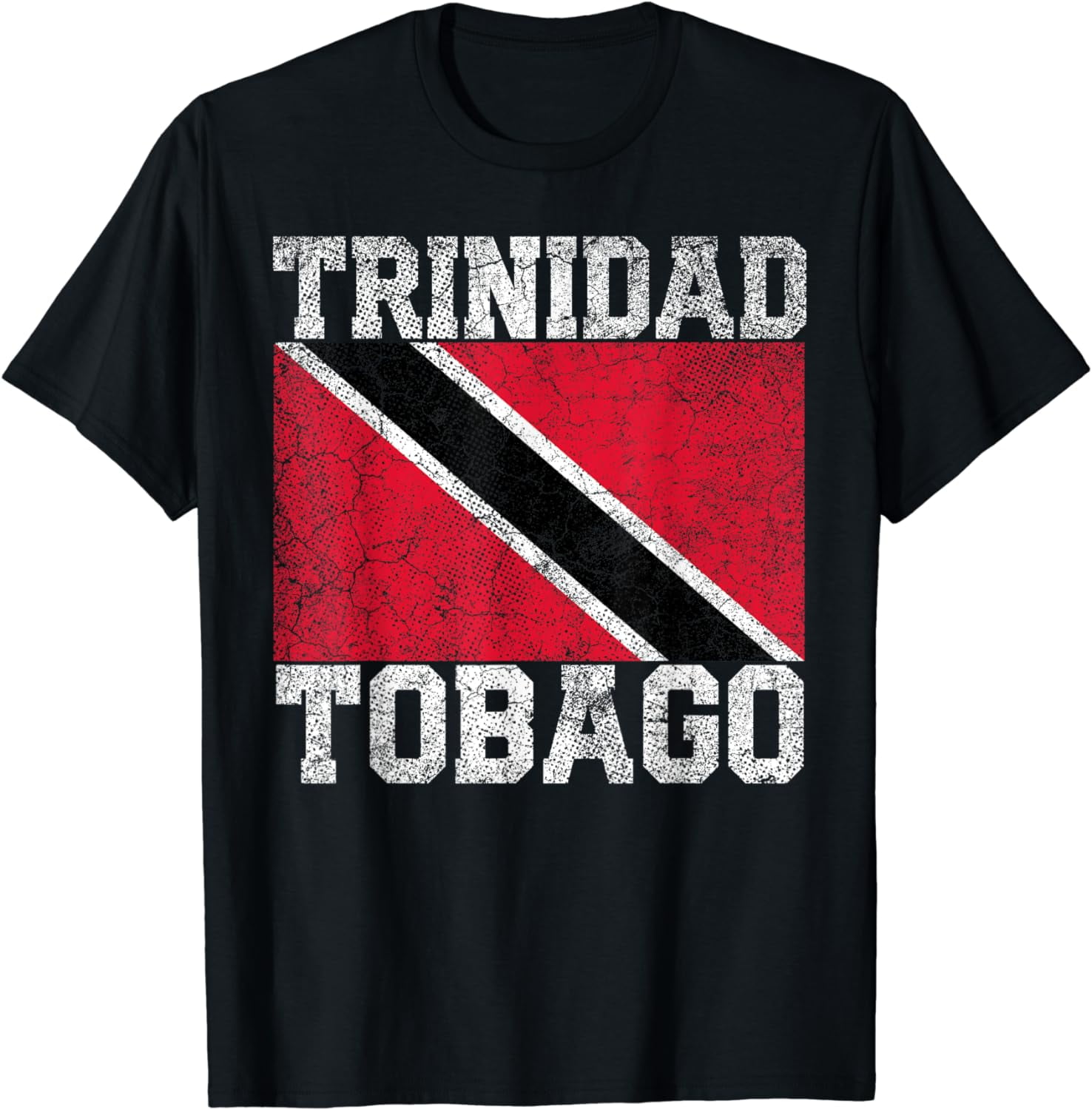 Trinidad and Tobago Flag National Pride Roots Country Family Cotton T