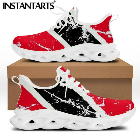 Trinidad and Tobago Flag Print Spring Women Sneakers Female Lace-up Footwear Breathable Outdoor Walking Shoes Mujer