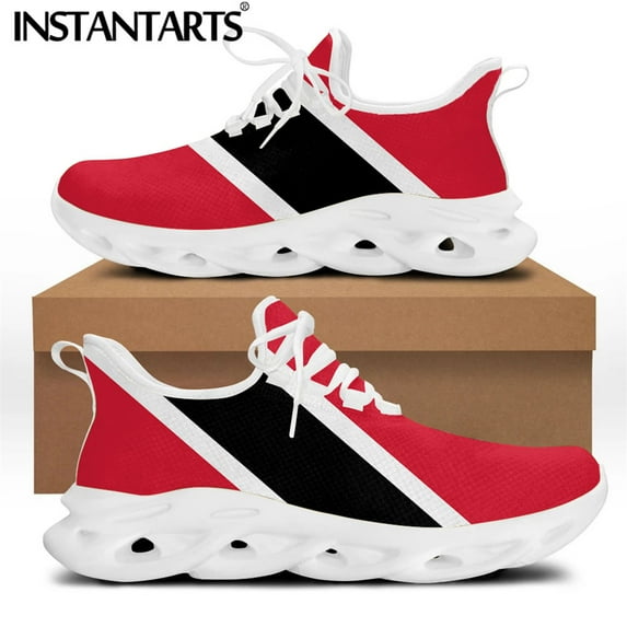 Trinidad and Tobago Flag Print Spring Women Sneakers Female Lace-up Footwear Breathable Outdoor Walking Shoes Mujer