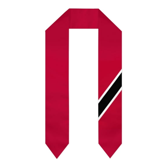 Trinidad and Tobago Flag Thick Graduation Sash Stole Scarf Double Sided Honor Stole For Graduation Students Class Of 2024