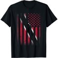 thumbnail image 1 of Trinidad and Tobago Usa T-shirt Trinidadian American Flag, 1 of 3