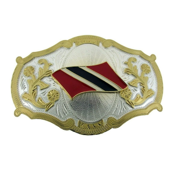Trinidadians and Tobagonians Country Trinidad Tobago Flag Belt Buckle Western Cowboy Rodeo Style New Big