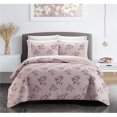 thumbnail image 1 of Triniti Quilt Set, Blush Pink & Purple - Queen Size - 9 Piece, 1 of 1