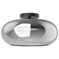 thumbnail image 1 of Trinity 14" Semi Flush 23W LED 90 3000K AC LED Black/Chrome, 1 of 3