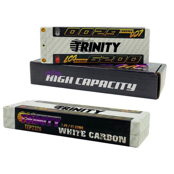 Trinity 2S 7.4V Lcg 6200Mah 150C Stick W/5Mm Bullets
