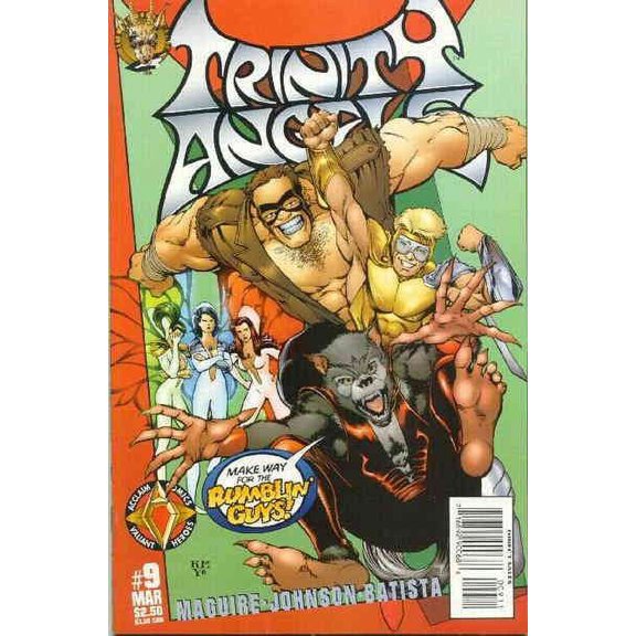 Trinity Angels #9 VF ; Acclaim Comic Book