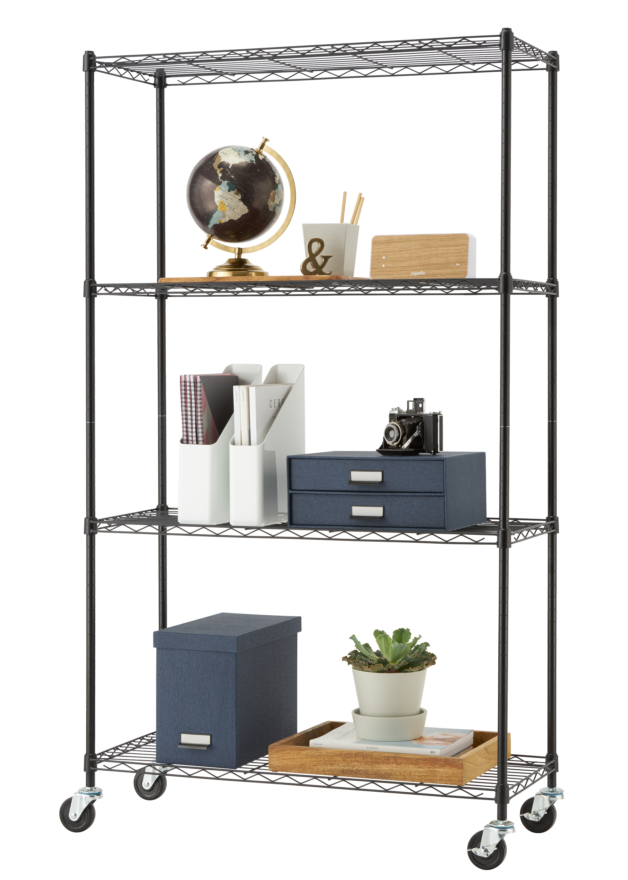 Trinity NSF 6tier Chrome Wire Shelving Rack