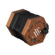 Trinity College AP-2230A English-Style Concertina   30-button   Light Brown