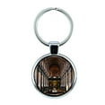 thumbnail image 1 of Trinity College Dublin Keychain with Epoxy Dome and Metal Keyring, 1 of 1