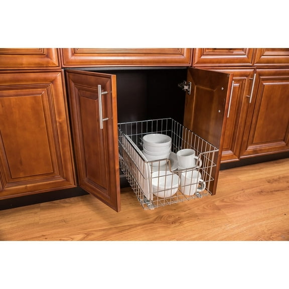 Trinity EcoStorage Space Saver Chrome Tall/Deep Wire Drawer with Slides