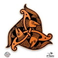thumbnail image 1 of Trinity Fish Tribal - 3" Vinyl Sticker - For Car Laptop I-Pad Phone Helmet Hard Hat - Waterproof Decal, 1 of 1