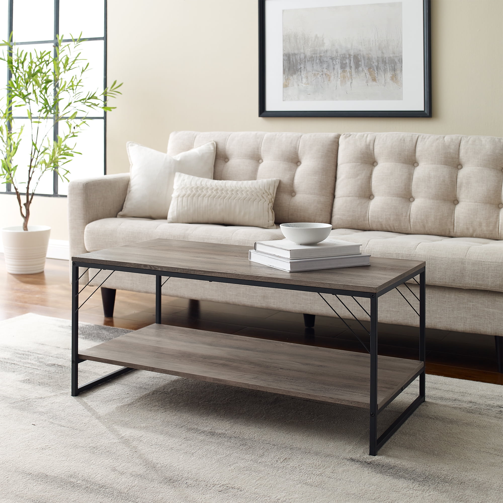 Trinity Grey Wash Coffee Table by River Street Designs